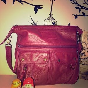 Long live vintage fossil crossbody traveler